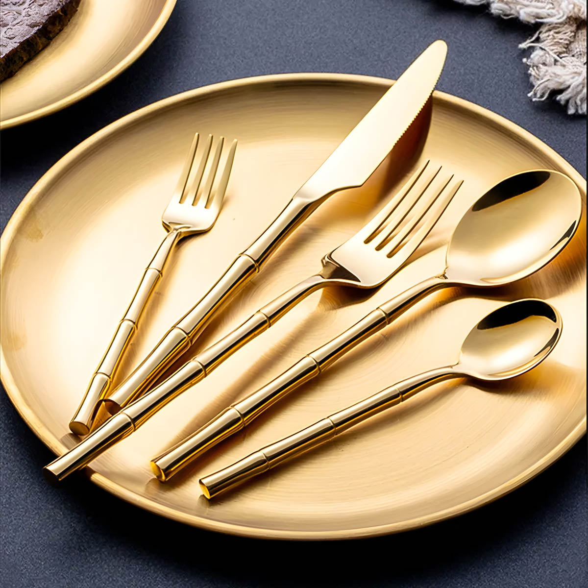 Bracken Curve Stainless Steel Flatware Set — gallery image 4
