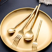 Bracken Curve Stainless Steel Flatware Set — gallery image 6