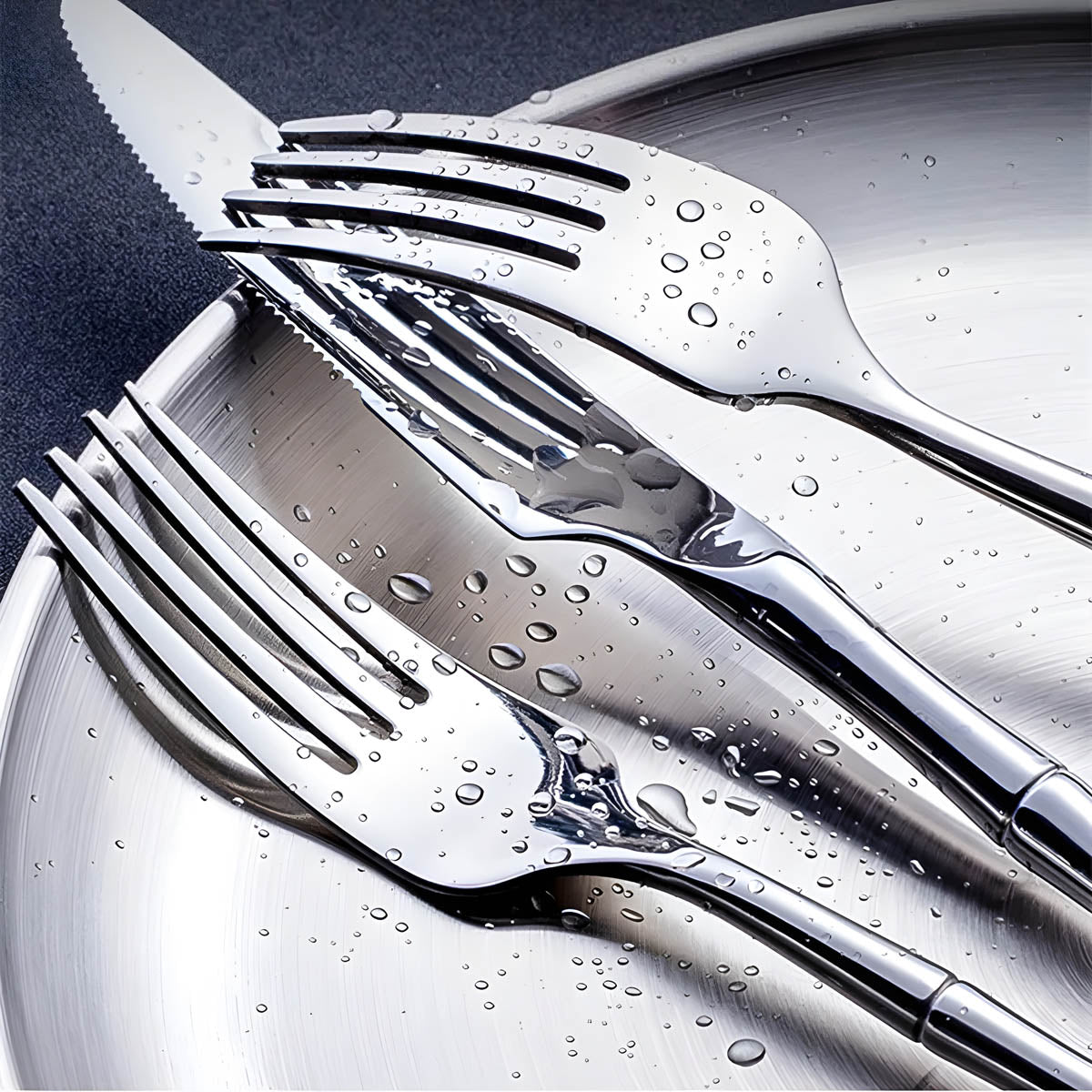 Bracken Curve Stainless Steel Flatware Set — gallery image 3