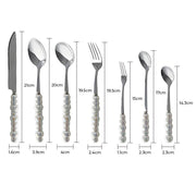 Kestrel Curve Stainless Steel Flatware Set — gallery image 14