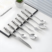 Kestrel Curve Stainless Steel Flatware Set — gallery image 9