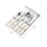 Kestrel Curve Stainless Steel Flatware Set — gallery image 11