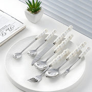 Kestrel Curve Stainless Steel Flatware Set — gallery image 2