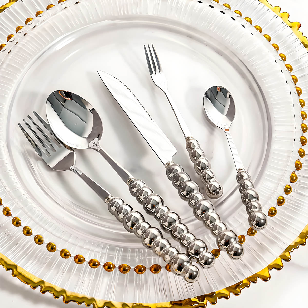 Kestrel Curve Stainless Steel Flatware Set — gallery image 8