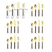 Rowan Curve Bamboo Flatware Set — gallery image 13