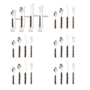 Rowan Curve Bamboo Flatware Set — gallery image 11