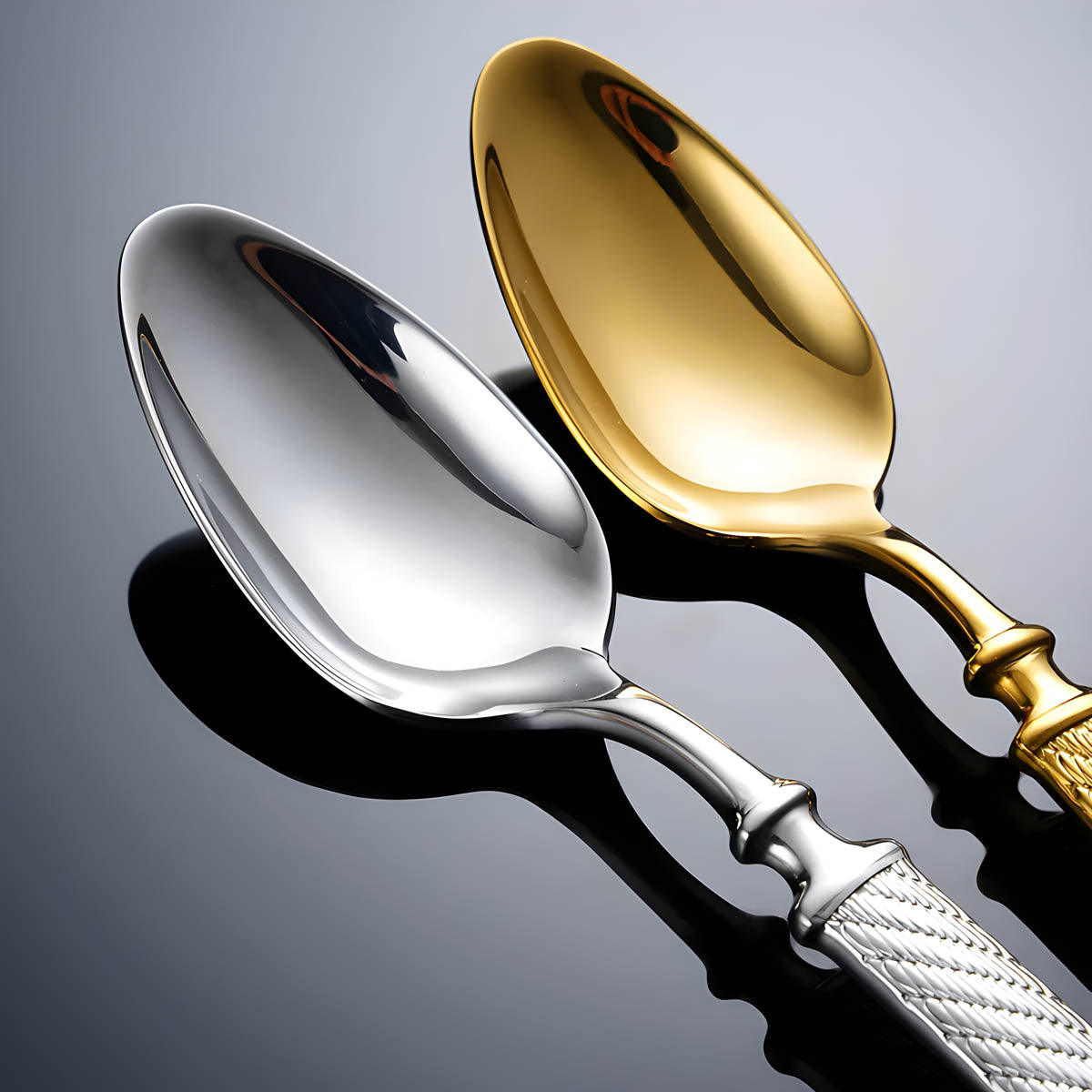 Hawthorn Curve Stainless Steel Flatware Set — gallery image 9
