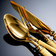 Hawthorn Curve Stainless Steel Flatware Set — gallery image 4