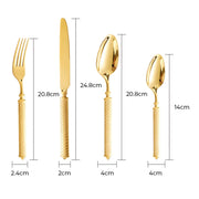 Hawthorn Curve Stainless Steel Flatware Set — gallery image 12