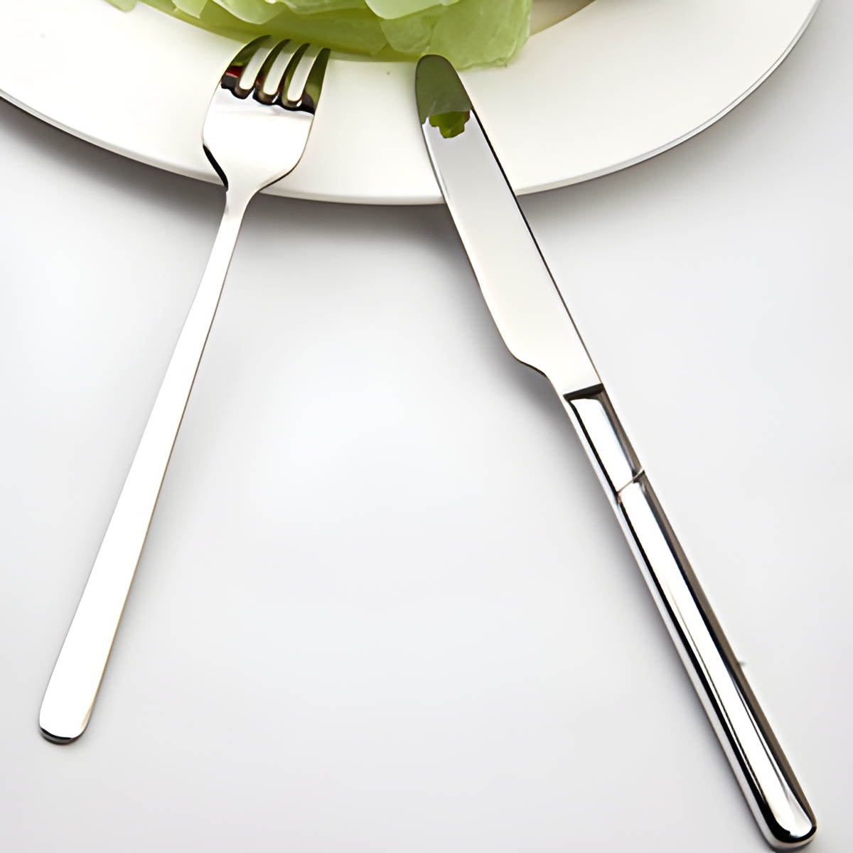 Wren Curve Stainless Steel Flatware Set — gallery image 4