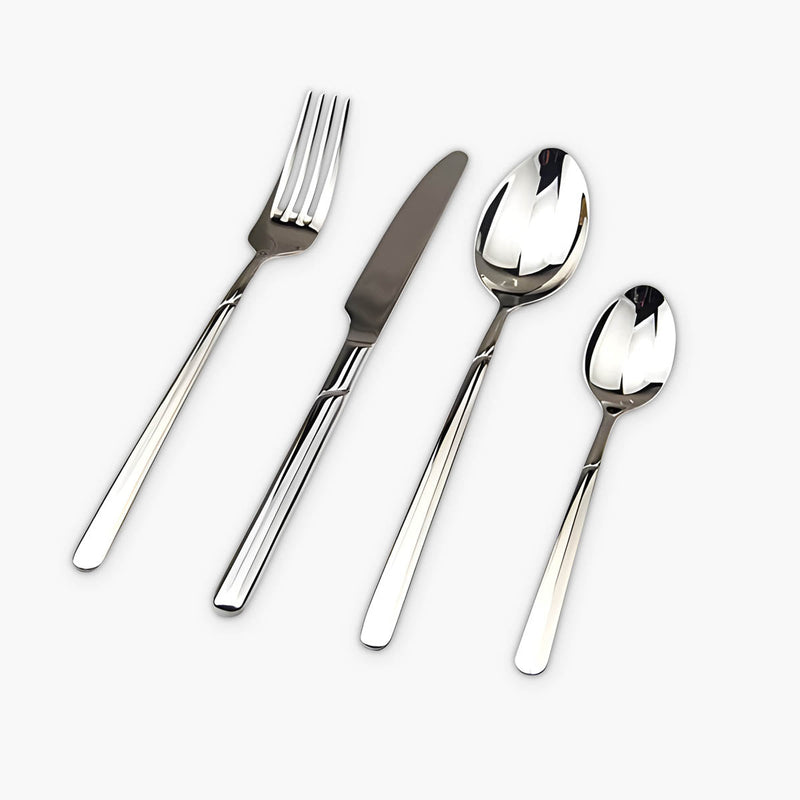 Wren Curve Stainless Steel Flatware Set — gallery image 1