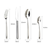 Wren Curve Stainless Steel Flatware Set — gallery image 9