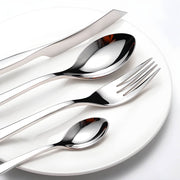 Sorrel Curve Stainless Steel Flatware Set — gallery image 2