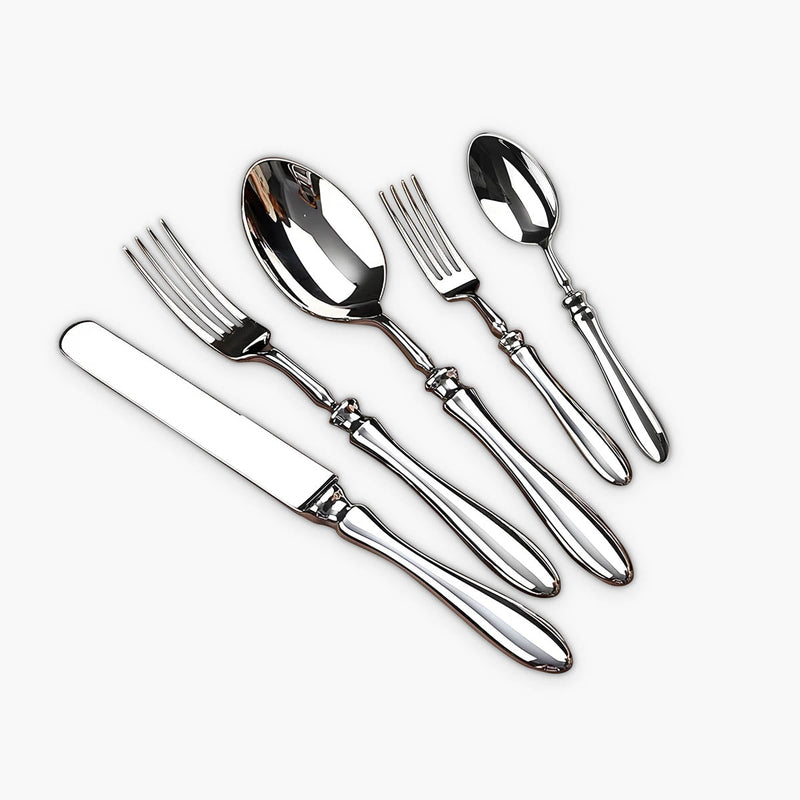 Reed Curve Stainless Steel Flatware Set — gallery image 1