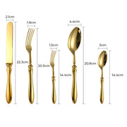 Reed Curve Stainless Steel Flatware Set — gallery image 12
