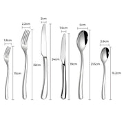 Fenwick Curve Stainless Steel Flatware Set — gallery image 12