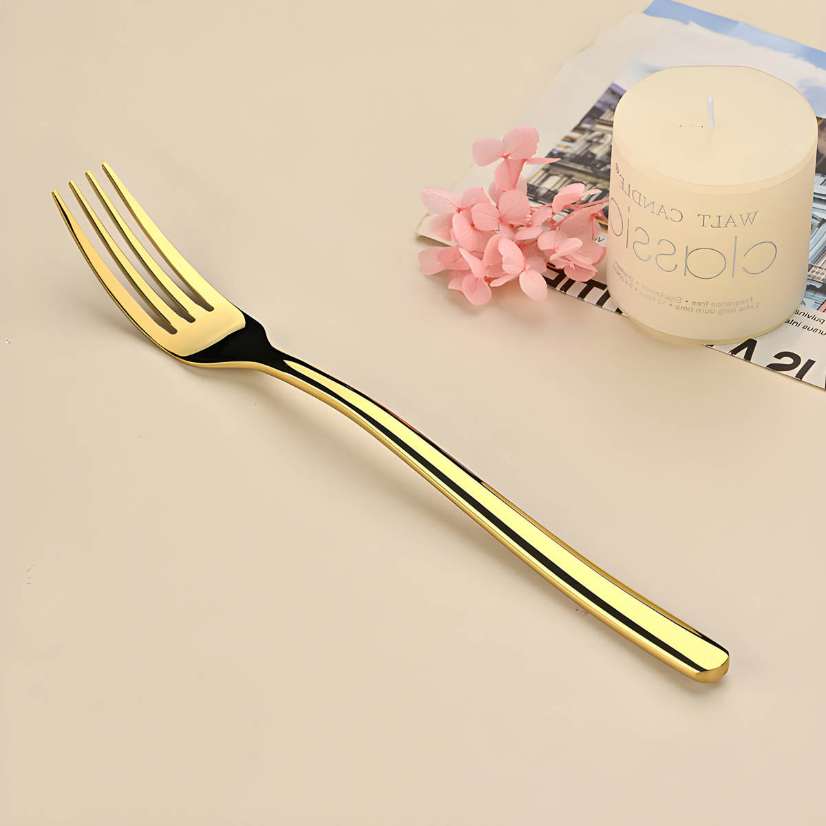 Fenwick Curve Stainless Steel Flatware Set — gallery image 7