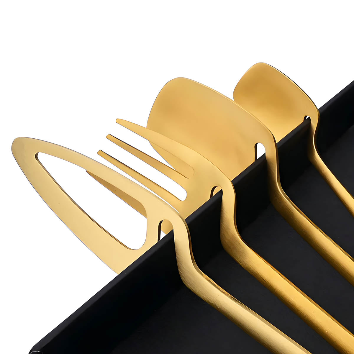 Marlow Curve Stainless Steel Flatware Set — gallery image 14