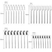 Marlow Curve Stainless Steel Flatware Set — gallery image 16