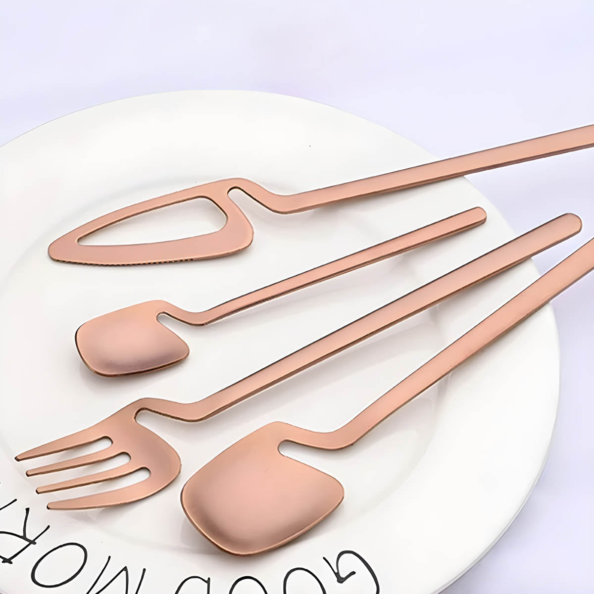 Marlow Curve Stainless Steel Flatware Set — gallery image 6