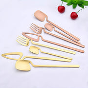 Marlow Curve Stainless Steel Flatware Set — gallery image 3