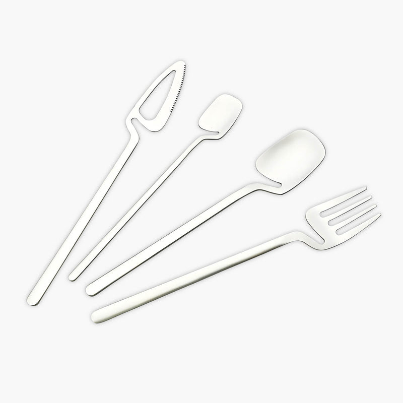 Marlow Curve Stainless Steel Flatware Set — gallery image 1