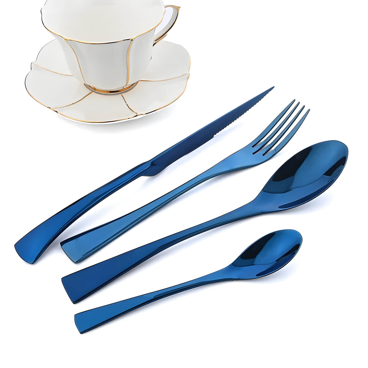 
Set de couverts en acier inoxydable Birch Curve — photo 8