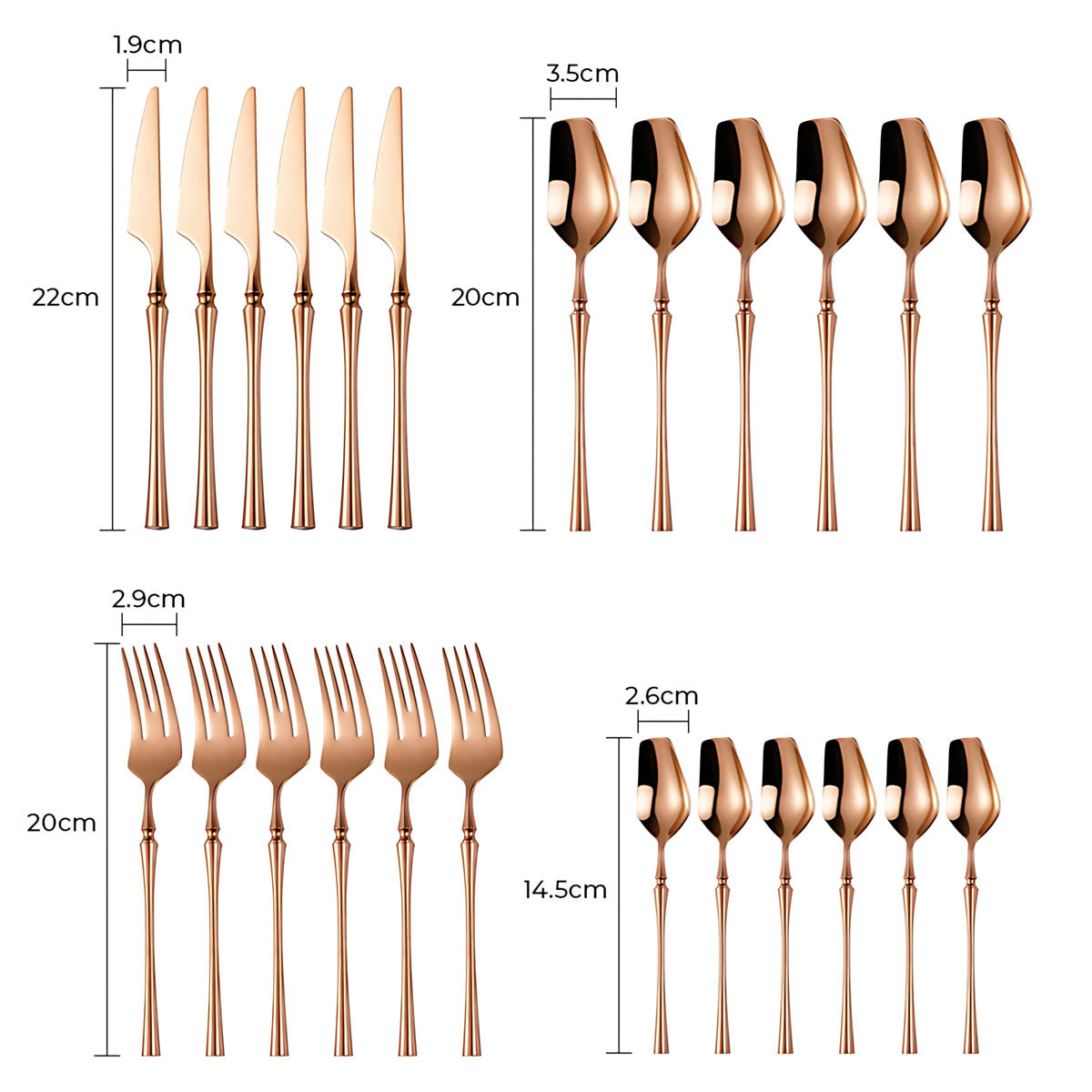 Sequoia Curve Stainless Steel Flatware Set — gallery image 34