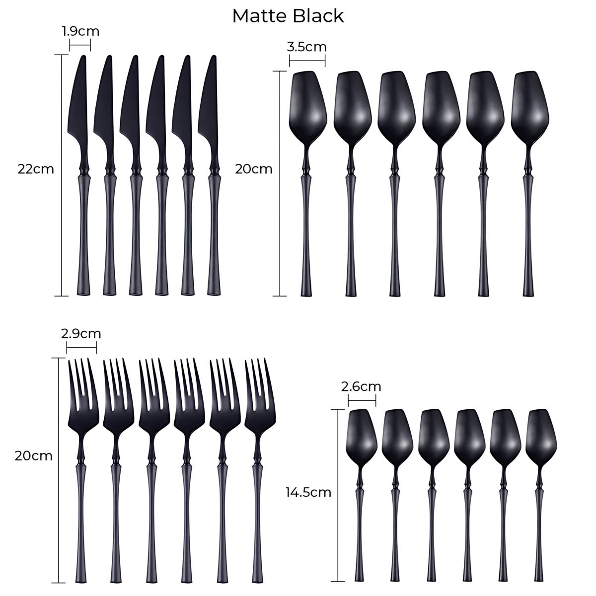 Sequoia Curve Stainless Steel Flatware Set — gallery image 23