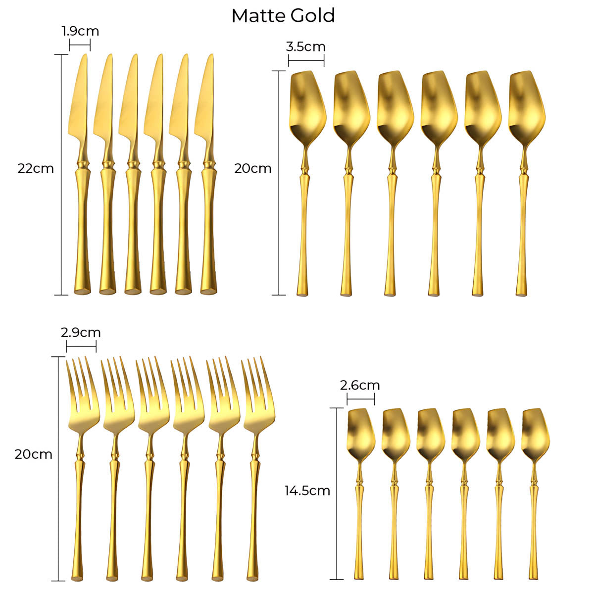 Sequoia Curve Stainless Steel Flatware Set — gallery image 36