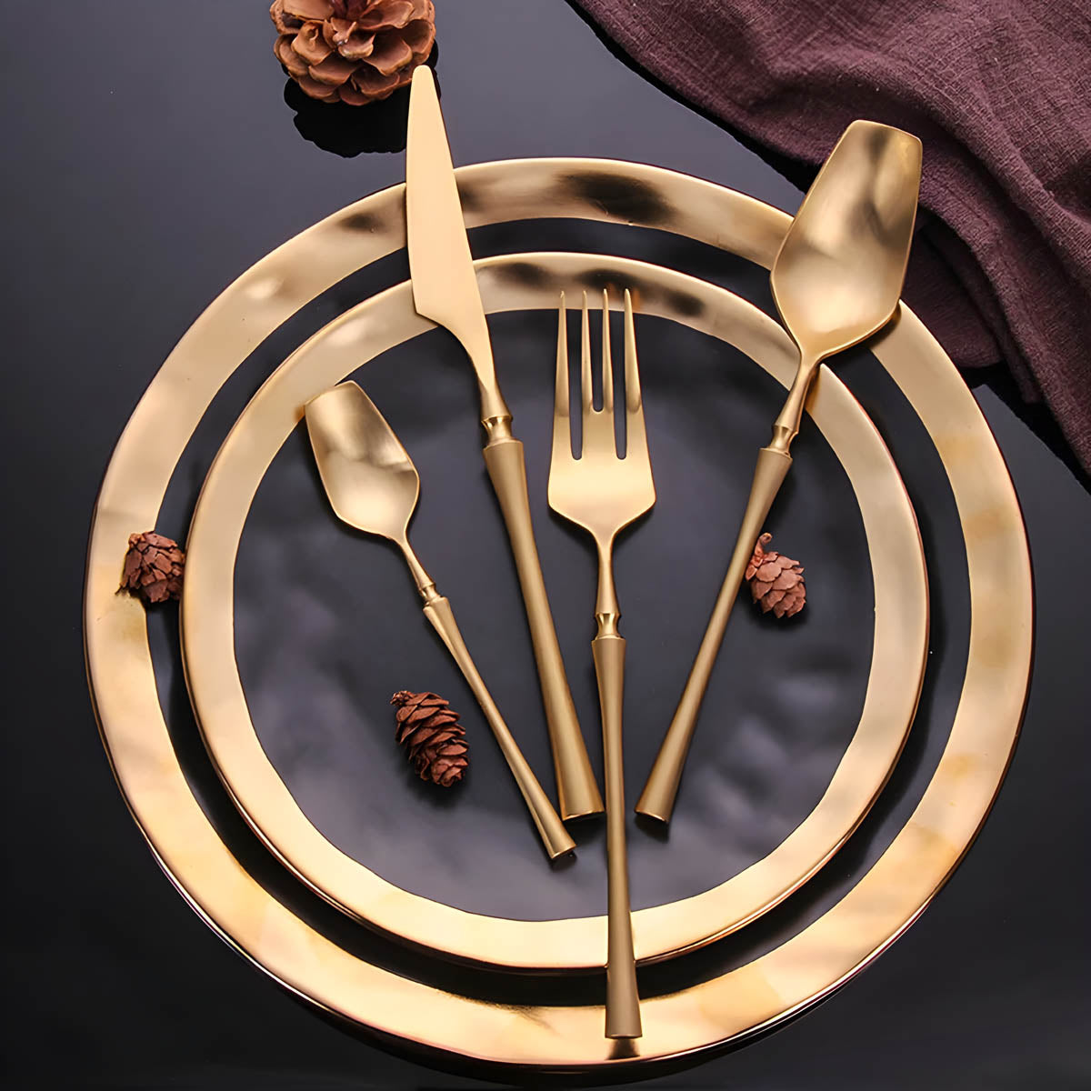 Sequoia Curve Stainless Steel Flatware Set — gallery image 13