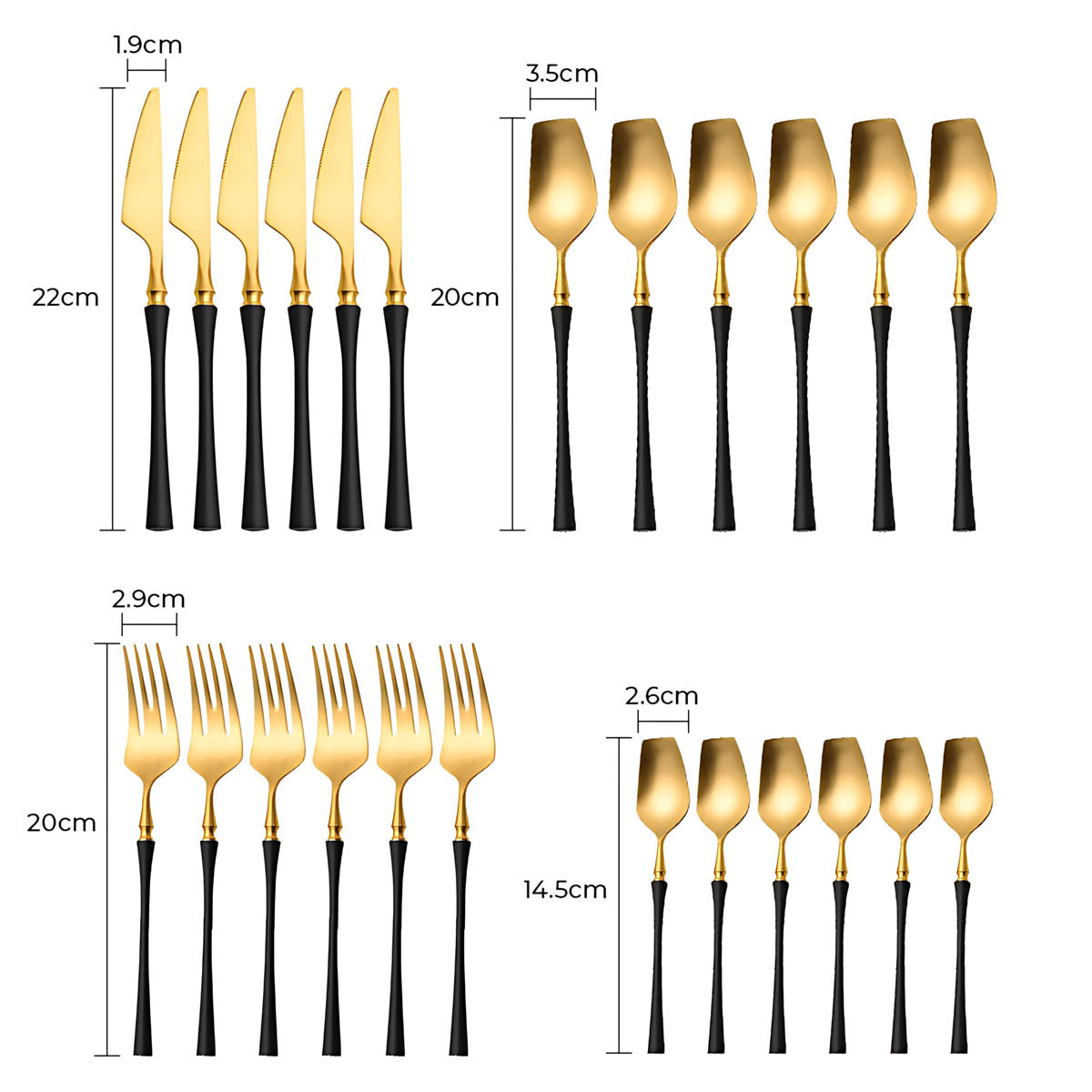 Sequoia Curve Stainless Steel Flatware Set — gallery image 18