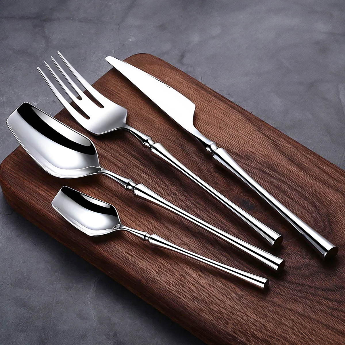 Sequoia Curve Stainless Steel Flatware Set — gallery image 10