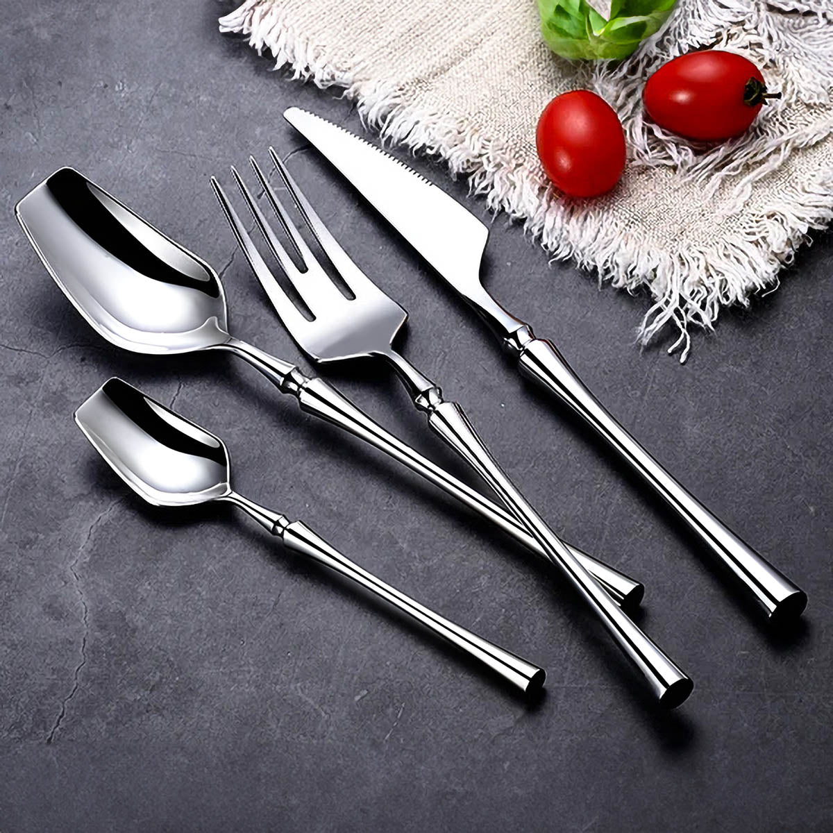 Sequoia Curve Stainless Steel Flatware Set — gallery image 9