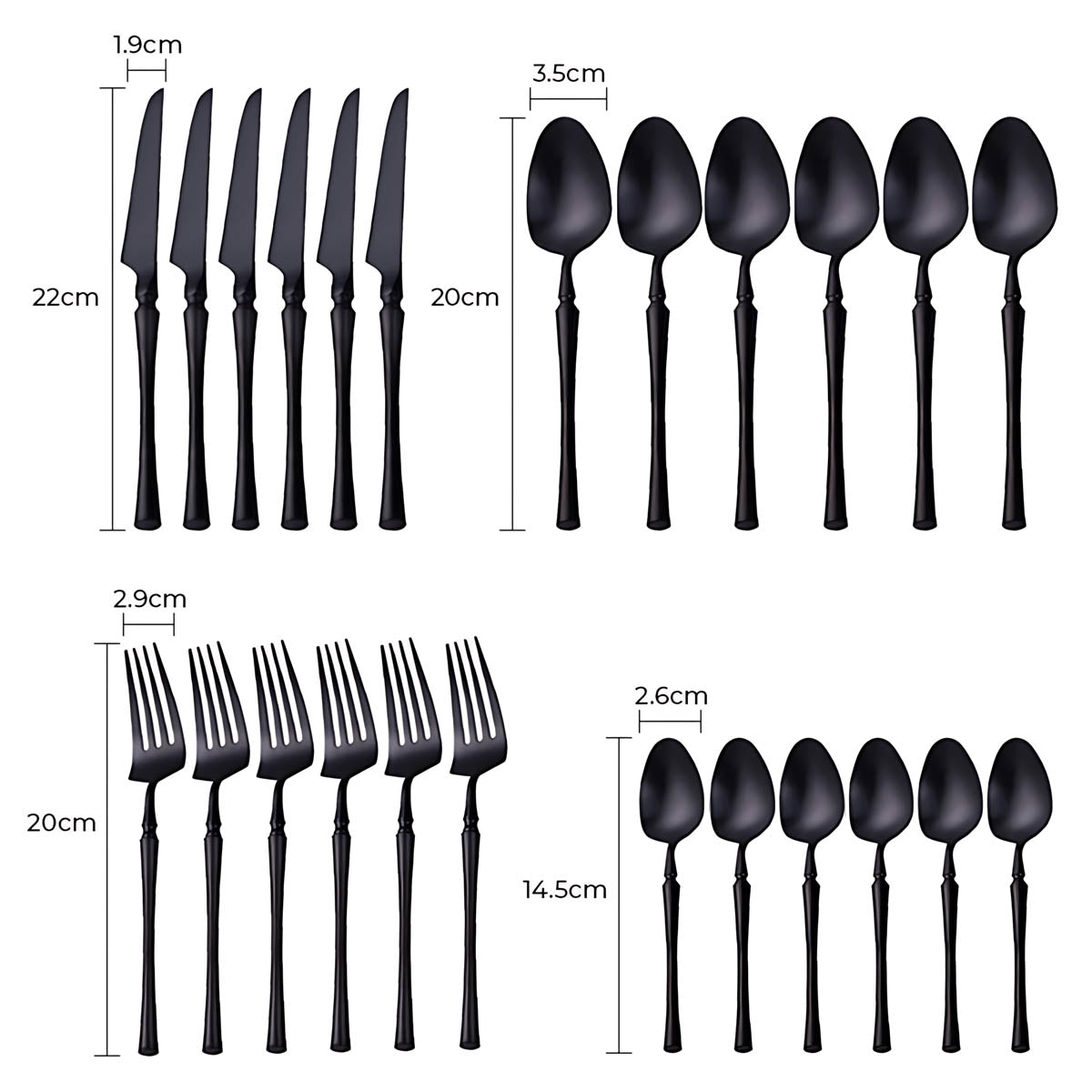Sequoia Curve Stainless Steel Flatware Set — gallery image 22