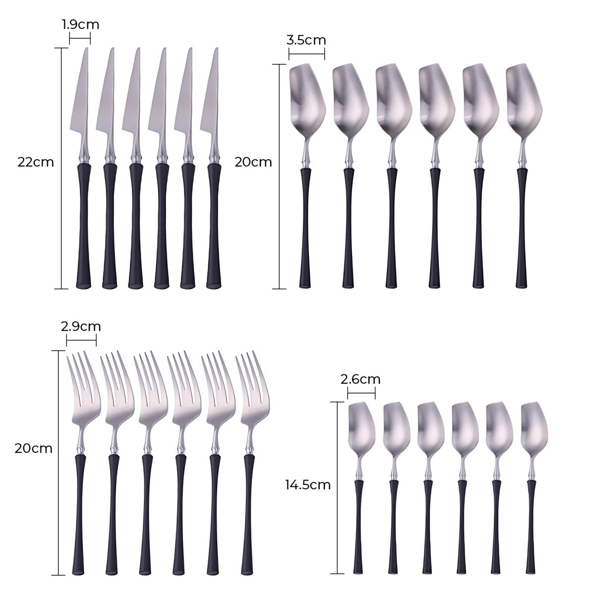 Sequoia Curve Stainless Steel Flatware Set — gallery image 26