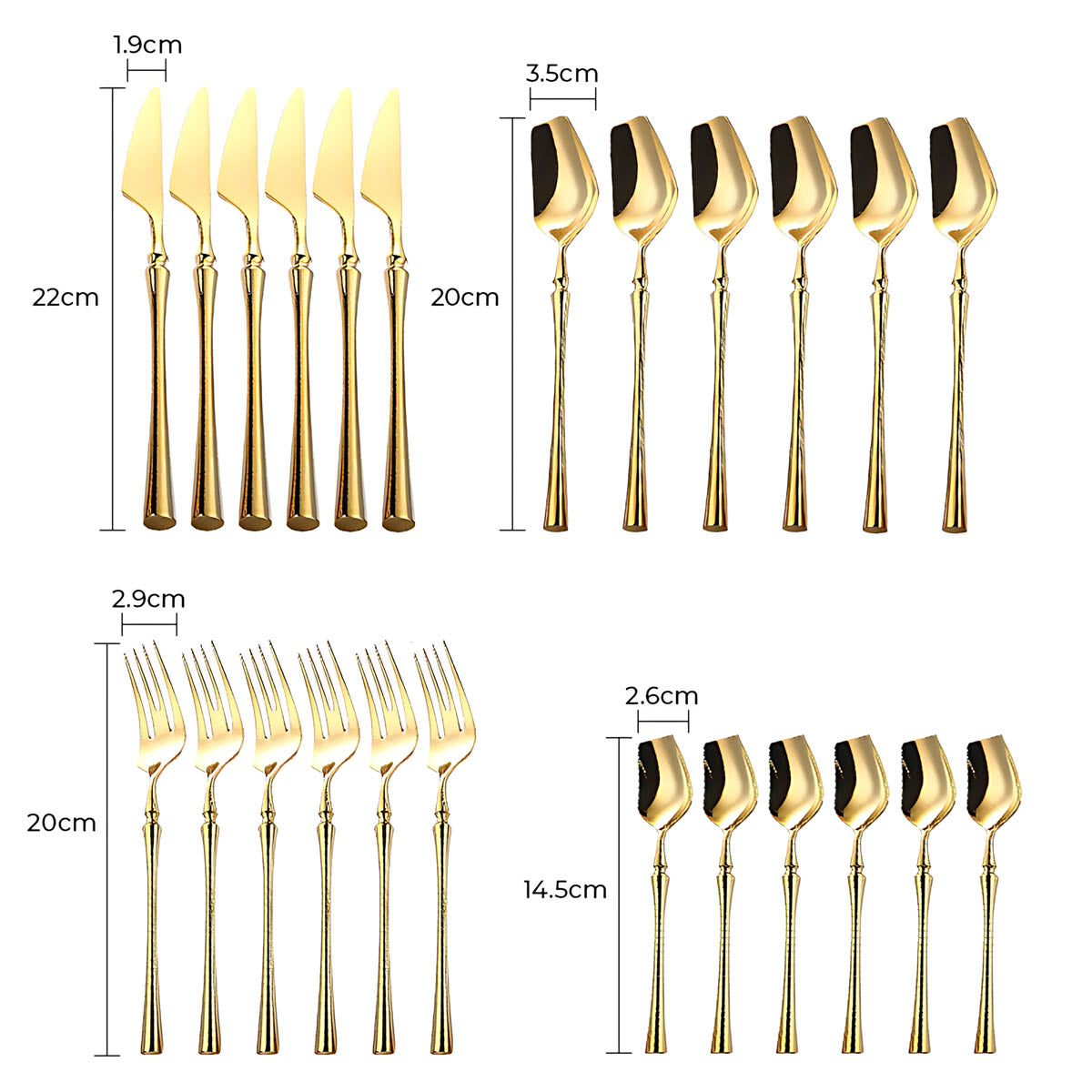 Sequoia Curve Stainless Steel Flatware Set — gallery image 28