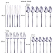 Sequoia Curve Stainless Steel Flatware Set — gallery image 21