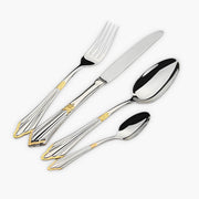 Clover Curve Stainless Steel Flatware Set — gallery image 1