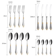 Clover Curve Stainless Steel Flatware Set — gallery image 21