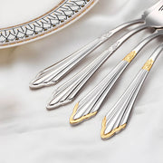Clover Curve Stainless Steel Flatware Set — gallery image 15