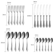 Clover Curve Stainless Steel Flatware Set — gallery image 22