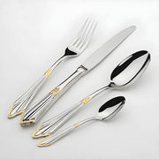 Clover Curve Stainless Steel Flatware Set — gallery image 5