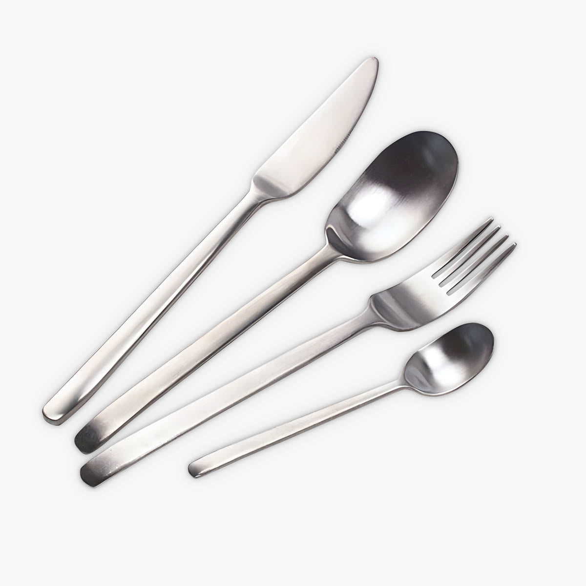 Hazel Curve Stainless Steel Flatware Set — gallery image 1