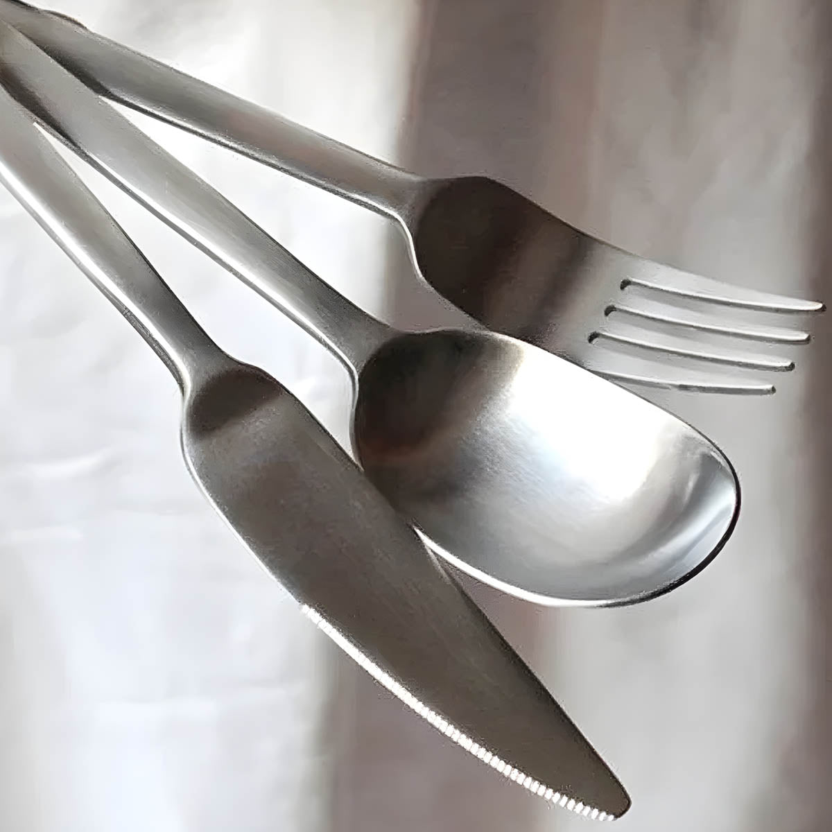 Hazel Curve Stainless Steel Flatware Set — gallery image 8