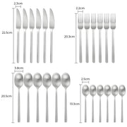 Hazel Curve Stainless Steel Flatware Set — gallery image 10
