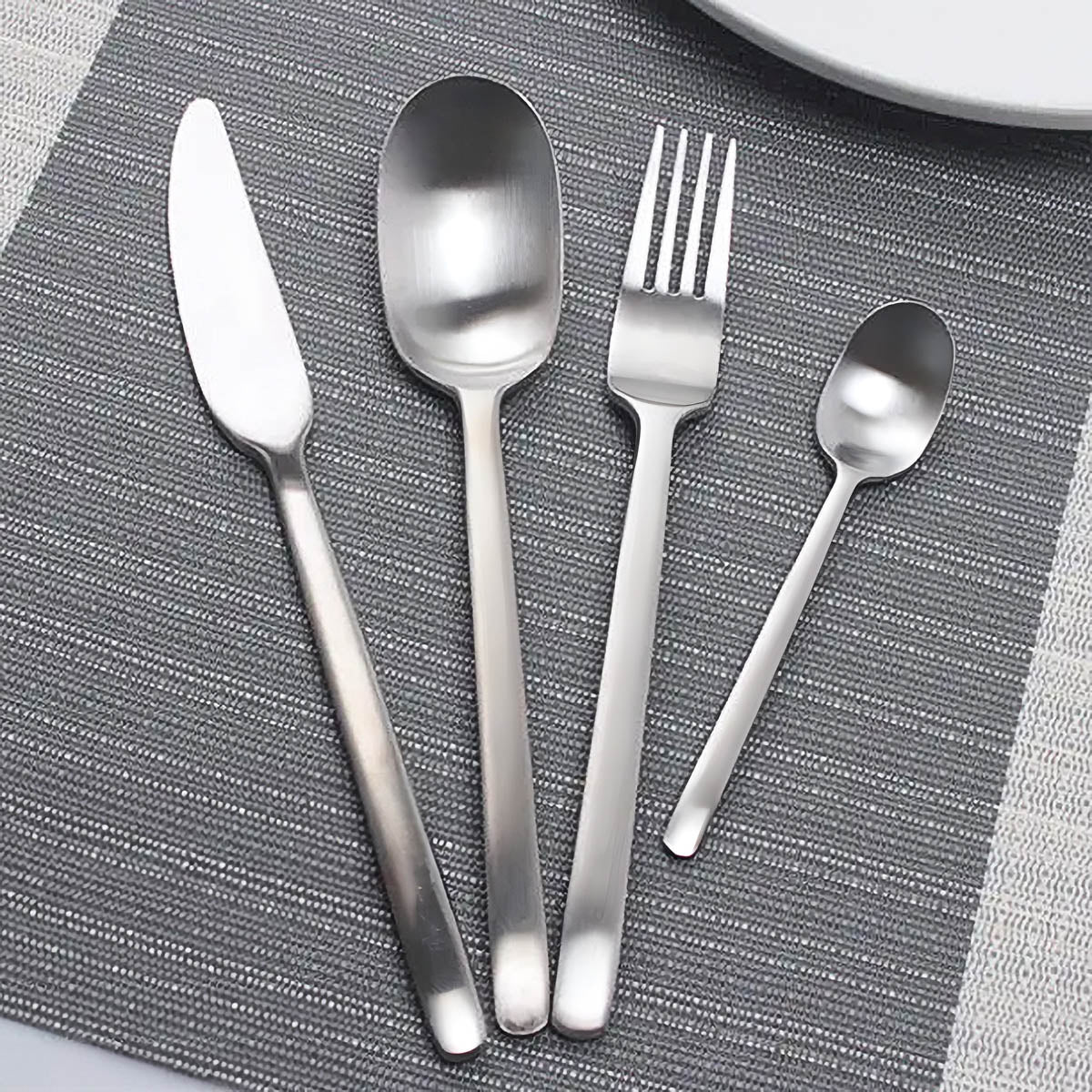 Hazel Curve Stainless Steel Flatware Set — gallery image 5