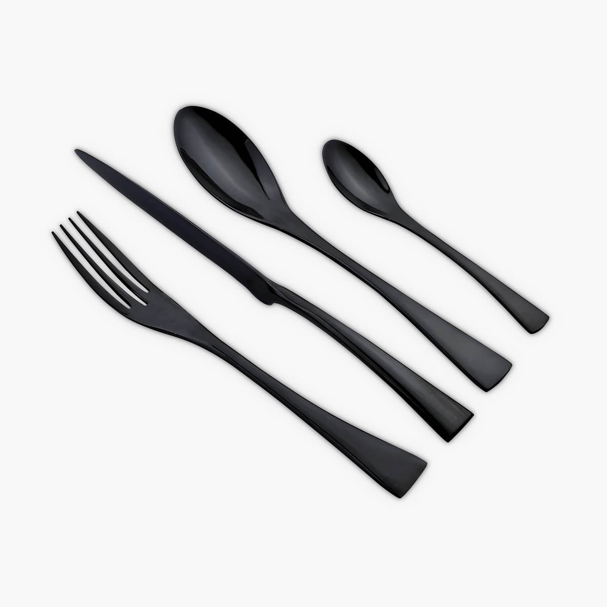 
Lindenwood Curve Besteckset aus Edelstahl — Foto 1