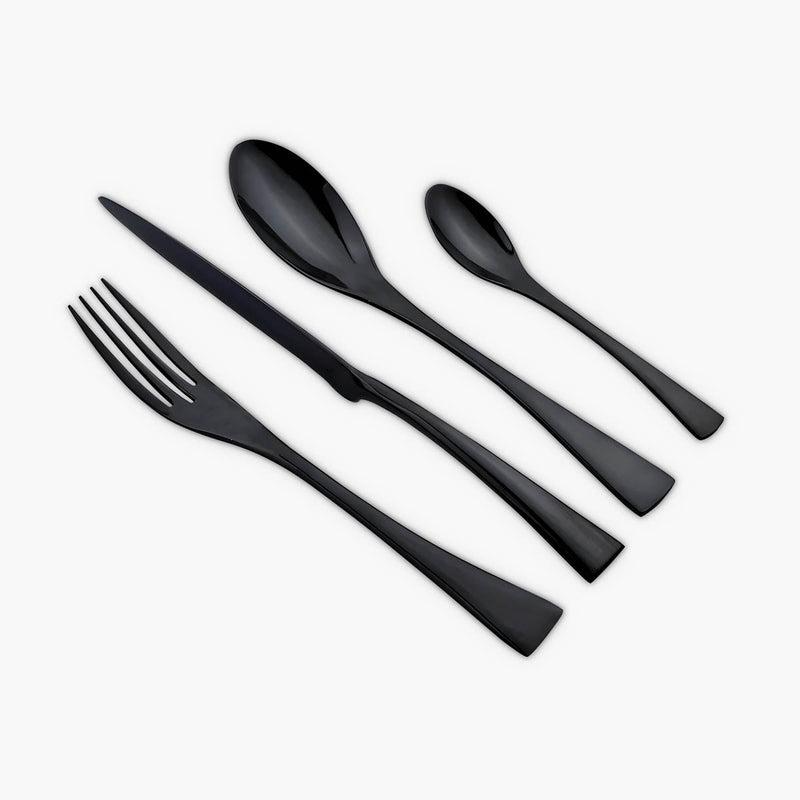 Lindenwood Curve Stainless Steel Flatware Set — gallery image 1