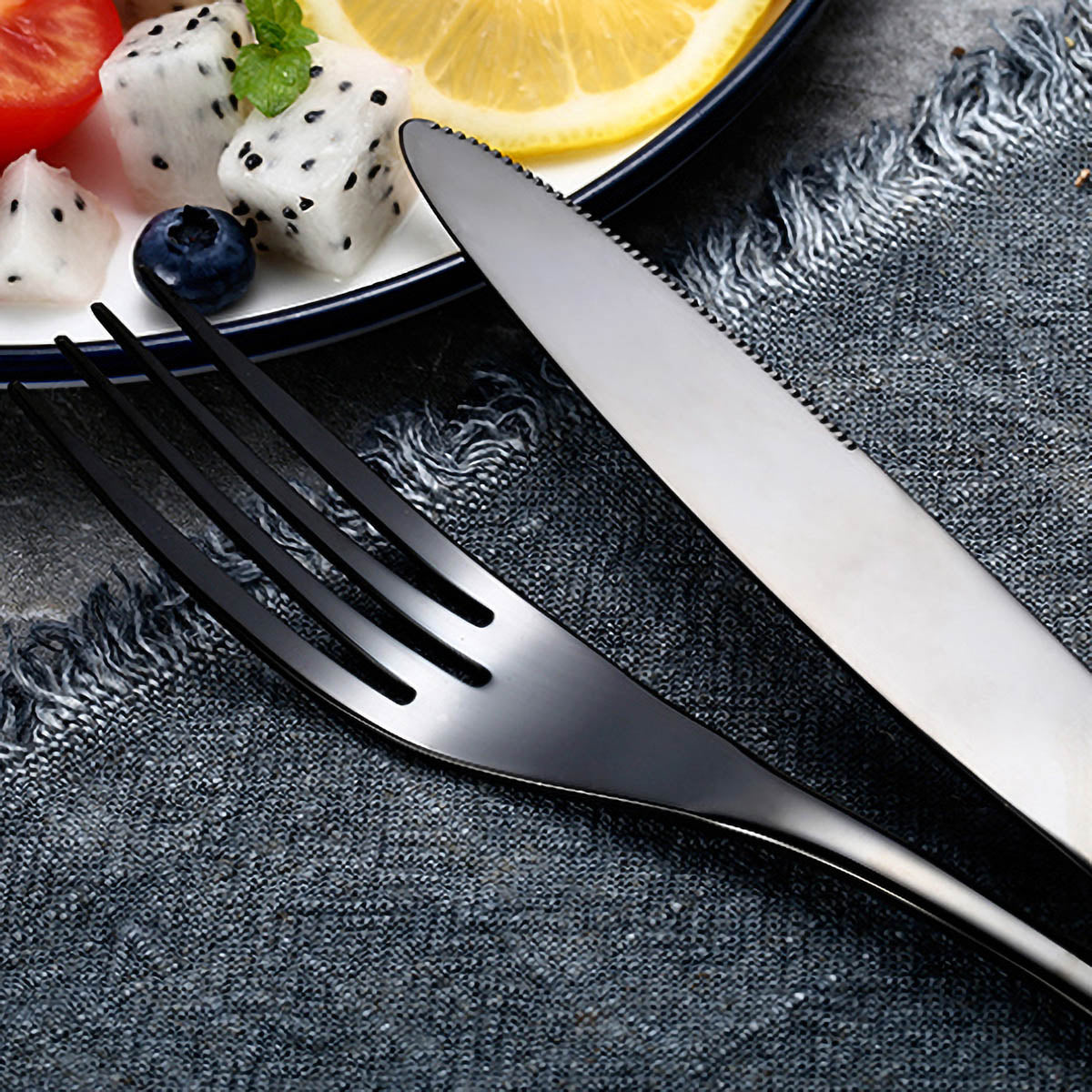 
Lindenwood Curve Besteckset aus Edelstahl — Foto 10